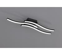 Plafoniera ROUTE LED 3 bacchette ondulate L.54cm antracite R62473132