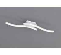 ROUTE PLAFONIERA LED 2 BACCHETTE ONDULATE BIANCA L. 54CM R62472131