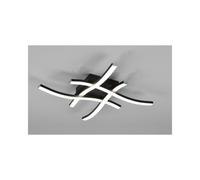 ROUTE PLAFONIERA MODERNA LED 20W LUCE 3000K o 4000K CON 4 BACCHETTE METALLO 4 COLORI