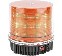 ROUTEKING Torcia a LED senza fili ricaricabile - batteria arancione LED sul flash pericoloso lampada di avvertimento flash 12 V/24 V magnetica e presa di ricarica per camion veicolo (ambra)