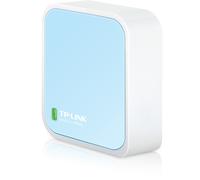 TP-Link TL-WR802N router wireless Fast Ethernet Banda singola (2.4 GHz) Blu, Bianco