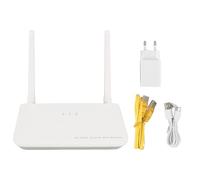 Router 4G LTE 300Mbps 2 antenne Hotspot WiFi portatile con slot micro SIM Porte LAN WAN per ufficio domestico Supporta 32 utenti Compatibile con più bande 4G