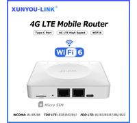 Router 4G LTE WiFi 6 Modem scheda SIM Supporto 32 Connessioni dispositivo Router wireless mobile Interfaccia Typc-C per Asia Africa Europa