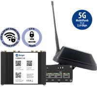 Router berger connect 4g 5g lte wlan con antenna da tetto shark in ab+