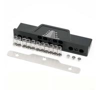 Router Bit Storage Rack per Officina, Lega di Alluminio CNC Cutters Organizer, 17x3x4cm Precisione Chiave Holder Case