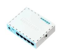 Mikrotik RB750GR3 router cablato Gigabit Ethernet Turchese, Bianco