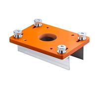 Router Corner Jig, Ergonomic Woodworking Templates, Anti-Slip Arc Cutting Guide Tool, Precision Shaping for Handmade Projects and Professional Cabinet Making, 4.96x3.62 Inches