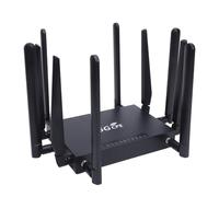 Router CPE 5G con Slot per Scheda SIM, Router Wireless Fidelity 6 802.11ax 600Mbps Router Internet Dual Band 2.4G 5G per Interni Domestici (Spina europea)