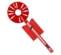 Router Cutting Jig - Multifunctional Aluminum Alloy Guide with Adjustable Template for Groove Slot Trim | Precision Hardware Router Tool for Cabinet Engraving Door Round Milling Woodworking Machine