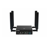 D-Link DWM-314-GP 5G M2M VPN PoE, Router industriale 5G NR robusto, Gateway IoT, Dual SIM, monitoraggio remoto, SA, NSA, 4G LTE Cat 19, 4 GbE, client OpenVPN/Wireguard, 48-57V DC