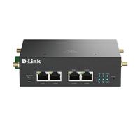 Router D-Link DWM-314-GP/B 5G NR 4x RJ45 PoE Industriale SIM Doppio Antenna Esterna