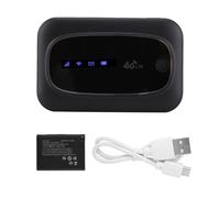 Router da viaggio con hotspot WiFi, display e slot per scheda SIM, dati 4G LTE, batteria a lunga durata, dispositivo internet mobile che supporta le