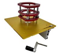 Router di sollevamento manuale, sollevamento del tavolo del router,Kit di sollevamento del router in legno - Strumenti per la lavorazione del legno in scala chiara pratici strumenti di incisione per