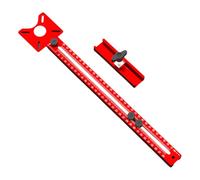 Router Fresatura Scanalature Staffa Alluminio Cerchi Taglio Multifunzionale Cabinet Hardware Guida Strumento Angolo Regolabile Quadrato
