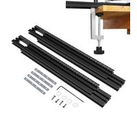 Router Guide Rail | Aluminum Alloy, Adjustable Multi-Functional, 15.7-31.5 Inch | Woodworking Edge Guide For Trimming, Slotting, Carving | DIY Saw Ģuide Accessory