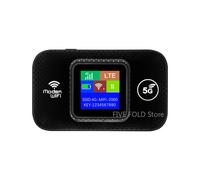 Router Hotspot mobile WiFi 4G/5G Supporto 10 utenti con slot per scheda SIM Router 4G Lte Router wireless Hotspot tascabile per viaggi a casa Black --DNXT