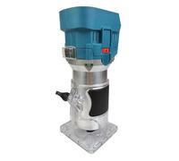 Router in legno palmare Trimmer per sistemi da 18 V Motore brushless 6 velocità Variazioni Pinze 1/4 "6mm 8mm 700W Plus 12 Router Bit Set Batteria non inclusa