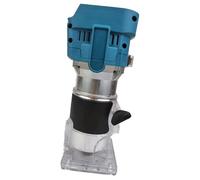 Router in legno palmare Trimmer per sistemi da 18 V Motore brushless 6 velocità Variazioni Pinze 1/4 "6mm 8mm 700W Plus 12 Router Bit Set Batteria non inclusa