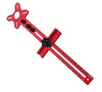 Router Jig - Manuale di fresatura del router - Strumento di montaggio per armadio regolabile, 4 in 1 scanalature - Router - Jig - Base precisa lavorazione del legno, di posizionamento di