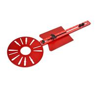 Router jig, round round jig,Giochi di taglio del router in lega di alluminio - Hardware del mobile regolabile multifunzionale, tagliatore di scanalature per professionista