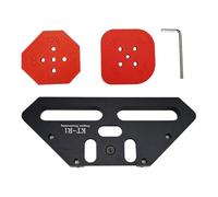 Router Jig Template, Angolo Radius Guide, Alluminio Arco Cutting Tool, Precision Stencil Accessory, 11.02x5.71x1.42 pollici, Handheld Carpentry Aid, Woodworking Furniture Home