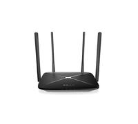 Router Gigabit wireless dual band AC1200 - Wi-Fi 5 (802.11ac) - Dual band (2,4 GHz / 5 GHz) - LAN Ethernet - Nero - Router da t