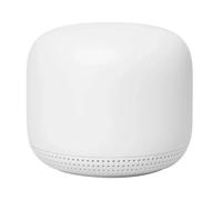 Router mesh Google Nest WiFi Dual Band AC2200 da 210 m² con assistente vocale e altoparlante bianco neve