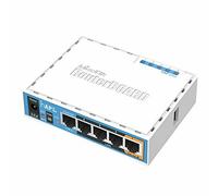 ACCESS POINT MIKROTIK hAP ac lite with 650MHzCPU,64MB RAM,5xLAN,2.4Ghz 802.11b/g/n 2chain wireless,5Ghz 802.11ac single chain