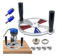 Router Milling Groove Bracket - Strumento di legname regolabile per il taglio di precisione | Stabile supporto per mobili da trasporto | Versatile Tool for Garage Construction Making