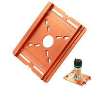 Router Mounting Plate Aluminum Base With duals Scales For Woodworking