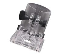 Router per la lavorazione del legno con base protettiva in plastica trasparente stile ispessito