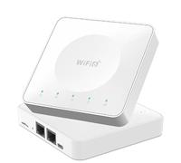 Router Portatile WiFi 6 con slot Tarjeta SIM 4G, 2 porte Ethernet, Tpye C, WPA3, Hotspot Mobile, Plug-and-Play, Antenna Integrata, Copertura del wifi di 200 m², Applica A negozio/casa/camper