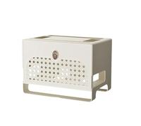 Router Scatola di Immagazzinaggio Risparmio di Spazio Wireless WIFI TV Set Top Case Presa Cavo Contenitore di Plastica Organizzazione Desktop Staffa Accessori Casa Organizzatore di Immagazzinaggio