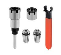 Router Shank Extension Rod Chuck Holder Extender Adapter ER20 Molla 6,5 mm 12,7 mm per la lavorazione dei metalli e del legno