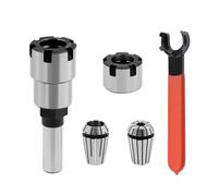 Router Shank Extension Rod Chuck Holder Extender Adattatore ER20 Molla 6 5 Mm 12 7 Mm per la lavorazione dei metalli