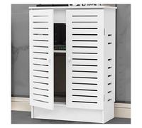 Router Stora - Armadio con ripiani regolabili e cavo da pavimento con presa multipla per casa e ufficio, massimizza lo spazio e riduce al minimo l'ingombro (76 x 23,5 x 73 cm)