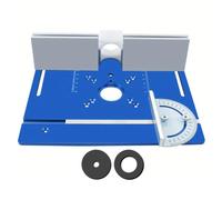 Router Table Insert - Aluminum Alloy Construction, Smooth Sliding Precision, Woodworking Bench Router Plate, Miter Gauge Guide Board | Trimming Engraving Table For Woodworking Routing Projects