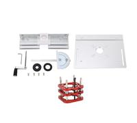 Router Table Lift System, Manual Router Lift Kit with 51 mm Lifting Stroke, Aluminum Alloy Construction for Engraving, Slotting, Trimming and Chamfering Machines