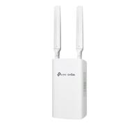 TP-Link Omada 4G+ Cat6 AX3000 Wi-Fi 6 Gateway esterno/interno, PoE++ o adattatore di alimentazione, porte Gigabit, 4G, supporto VPN multiprotocollo, gestione centralizzata, impermeabilità IP55