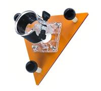 Router Triangolare Base ABS Ingegneria Plastica 65mm Rifilatrice Piastra Macchina per la Lavorazione del Legno per Postazione di Lavoro Sopraelevata con Panca Personalizzata
