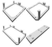 Router Wall Mount for Xiaomi Mi 4A Gigabit - Modular Bracket