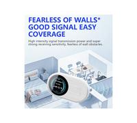 Router Wi-Fi Portatile Dual Band 2.4G e 5.8G Hotspot Slot per Scheda SIM con Batteria da 3000 MAh per Viaggi A