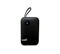 Router WiFi 4G LTE 150Mbps Router Wireless 4G Batteria da 10000mA Hotspot WiFi Tascabile Portatile con Slot per Scheda SIM NERO