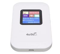 Router WiFi 4G, Router Mobile 4G con Slot per Carta SIM, Router LTE 4G con Display LED 1,44 in Batteria 2100mAh, Router Intelligente di Rete Senza Fili per Tablet per Telefono