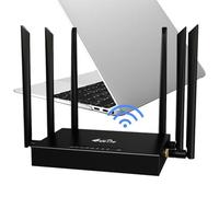 Router WiFi ad alta velocità, router intelligente Internet senza fili - Router wireless intelligente Internet satellitare illimitato - router WiFi per telefono e laptop Plug Play