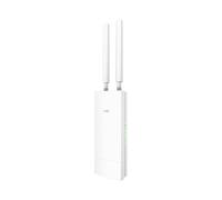 Router WiFi Gigabit 4G LTE da esterno Cudy AC1200 - Velocità fino a 1000 Mbps - 1 porta - 2 antenne 4G rimovibili - Resistenza all'acqua IP65 - Adattatore PoE passivo 48 V - Bianco