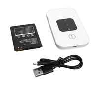 Router WiFi, Hotspot WiFi Portatile Supporto Bianco 10 Utenti Segnale Stabile Portatile Stabile Ad Alta velocità 4G LTE con Slot per Scheda SIM per Viaggi in Africa