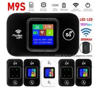 Router WIFI mobile 4G/5G Router wireless 4G LTE 150Mbps con slot per scheda SIM Modem MiFi tascabile portatile Hotspot Wifi mobile per auto White-color screen