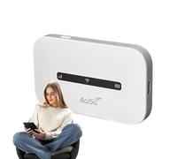 Router WiFi Mobile - WiFi Di Viaggio Portatile | Dispositivo Hotspot Internet Da Viaggio Multiuso E Riutilizzabile Ad Alta Velocità, Router Hotspot Mobile Facile Da Usare Con Slot Di Scheda Portatile