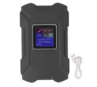 Router WiFi portatile WiFi mobile 4G con dispositivo hotspot da viaggio con schermo a colori da 1,44 pollici che supporta 32 utenti e reti globali di carte SIM per viaggi (Nera)